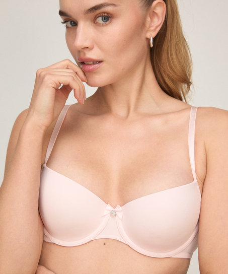 Demi Padded Underwired Bra, Pink