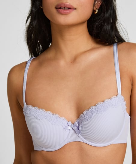 Lola Padded Underwired Bra, Purple
