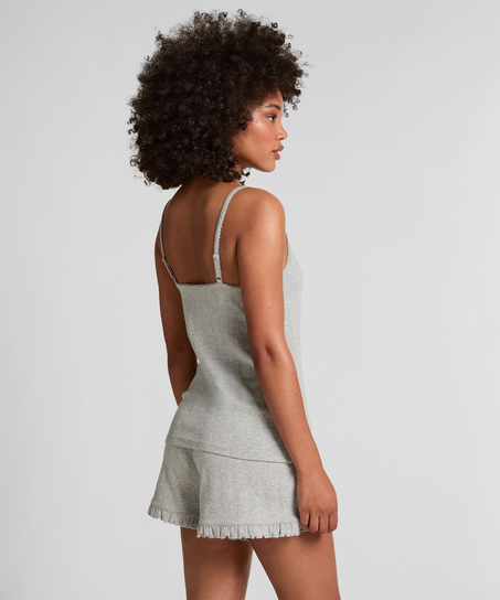 Cami Pointelle, Gray