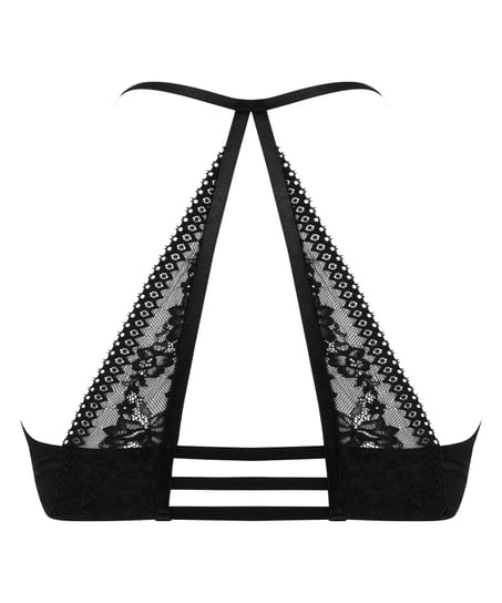 Vera Padded Push-Up Underwired Bra, Black