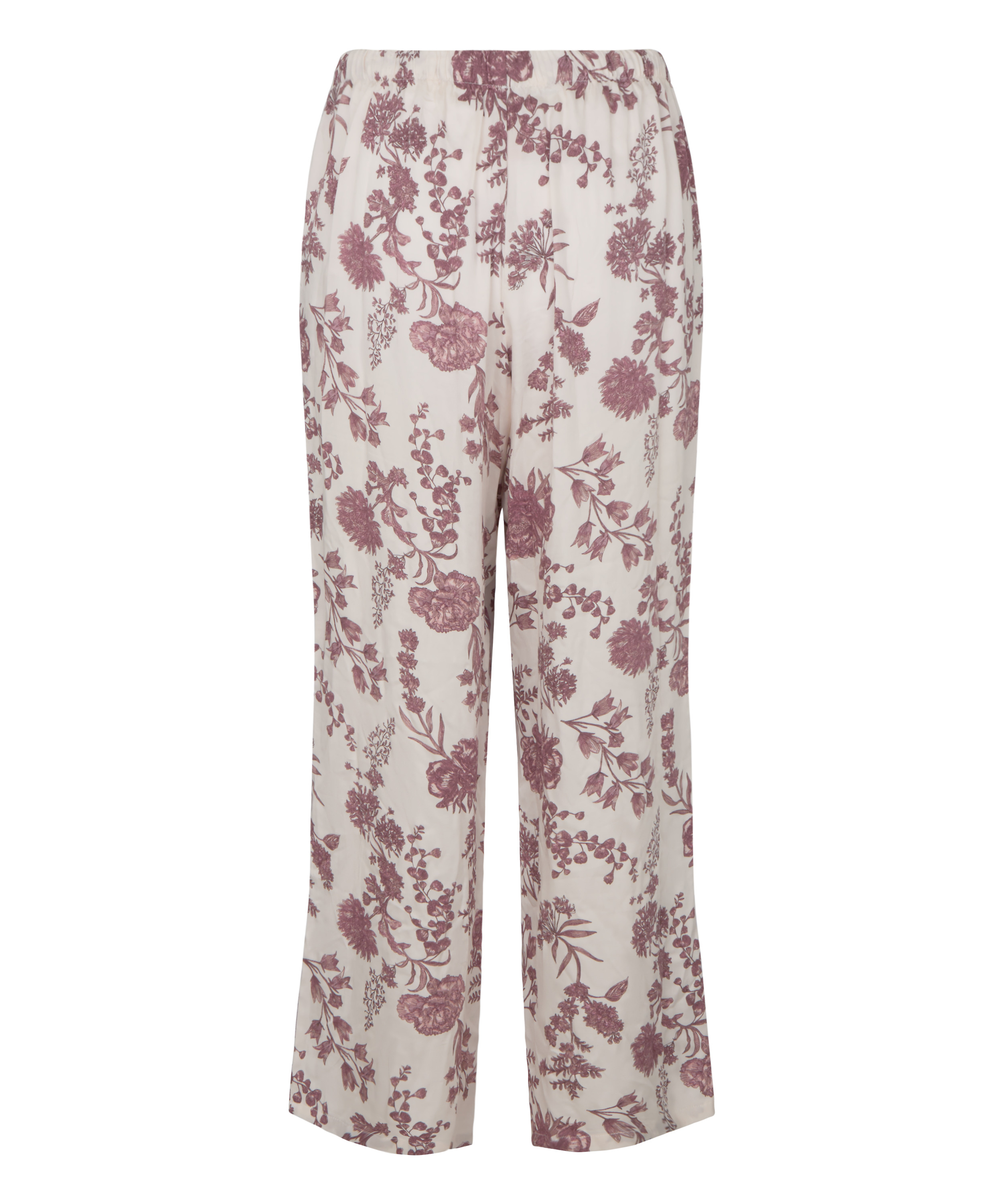 Pants Woven Print, Beige, main