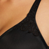 Non-Padded Underwired Minimizer Bra, Black