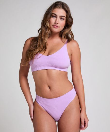 Dianne High Leg Thong, Purple