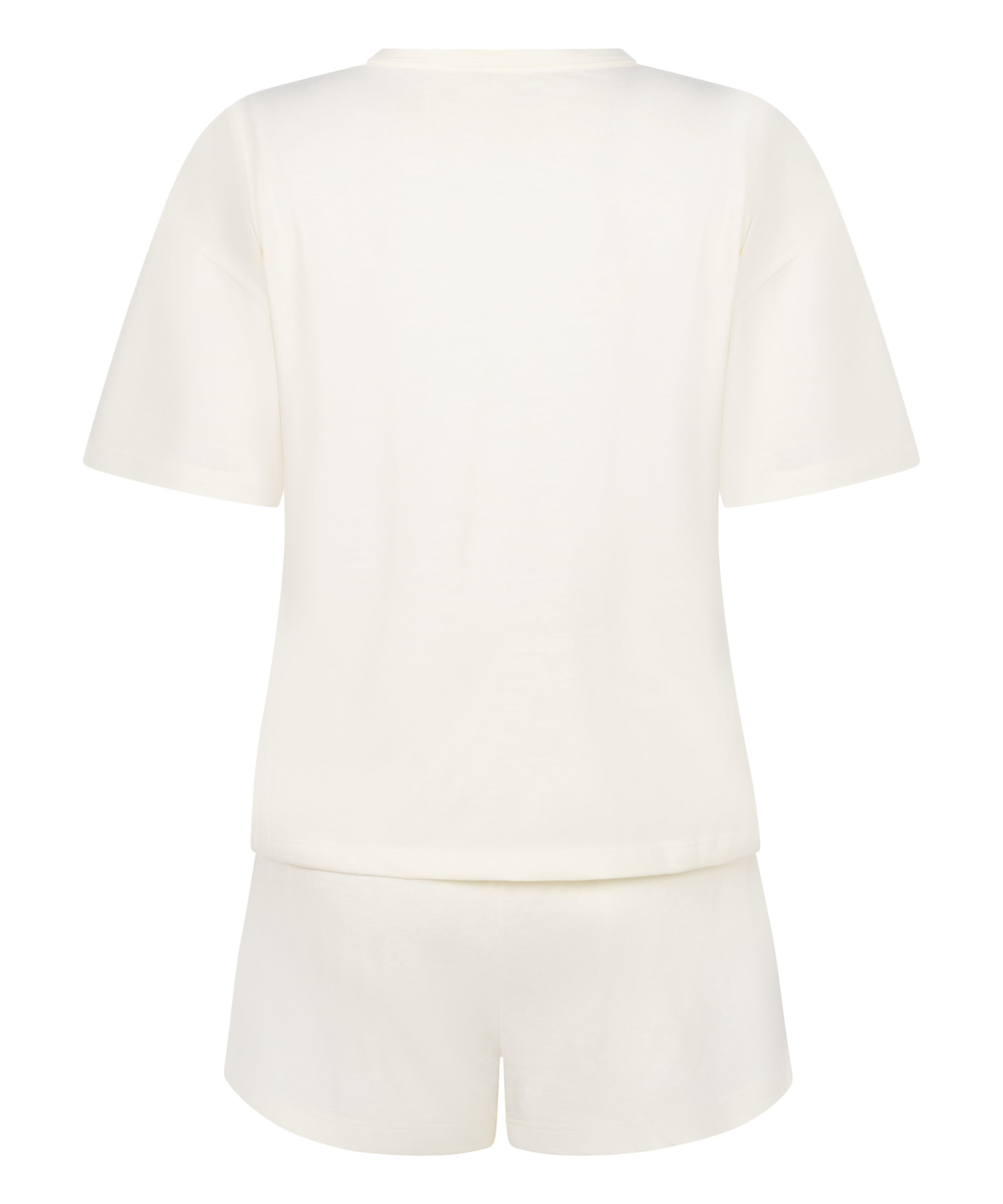 Pyjamaset Cotton, White, main