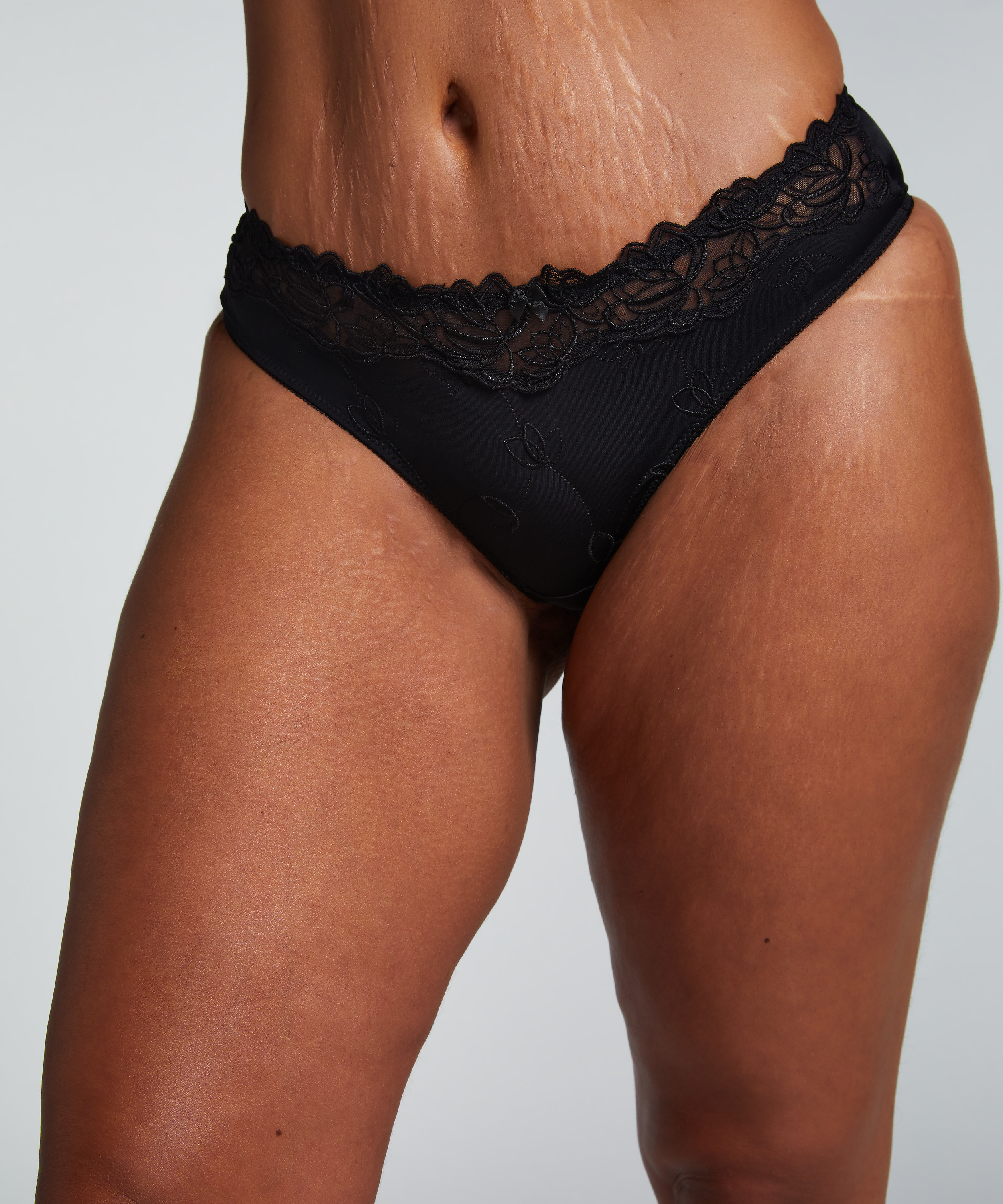 Diva thong short, Black, main