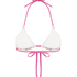 Madeira Triangle Bikini Top, Pink