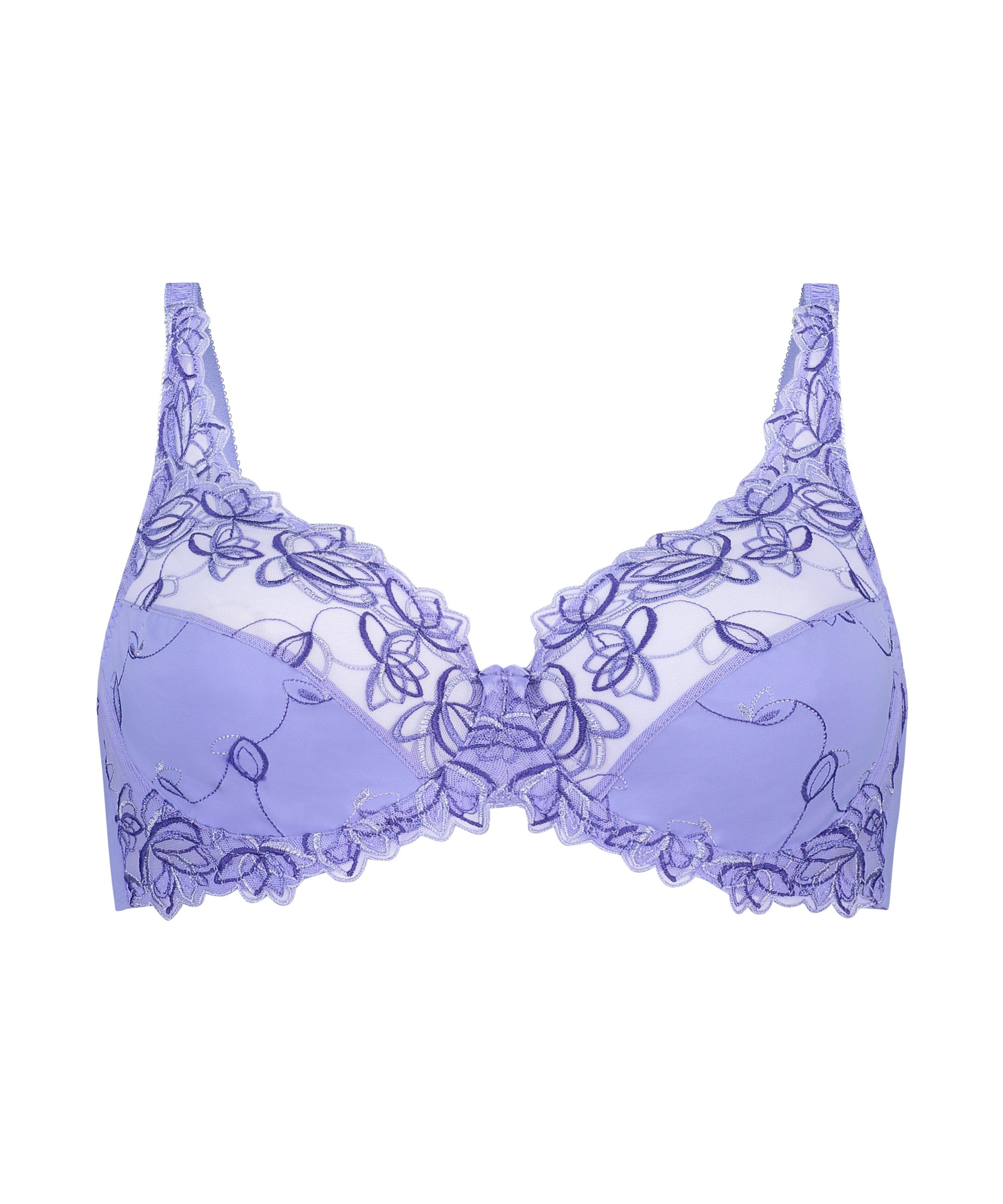 Diva Non-Padded Underwired Bra, Purple, main