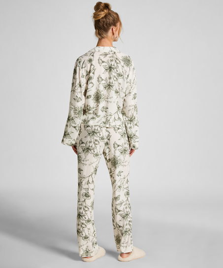 Petite Storylover Pyjama Pants, White