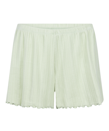Short Pointelle, Green