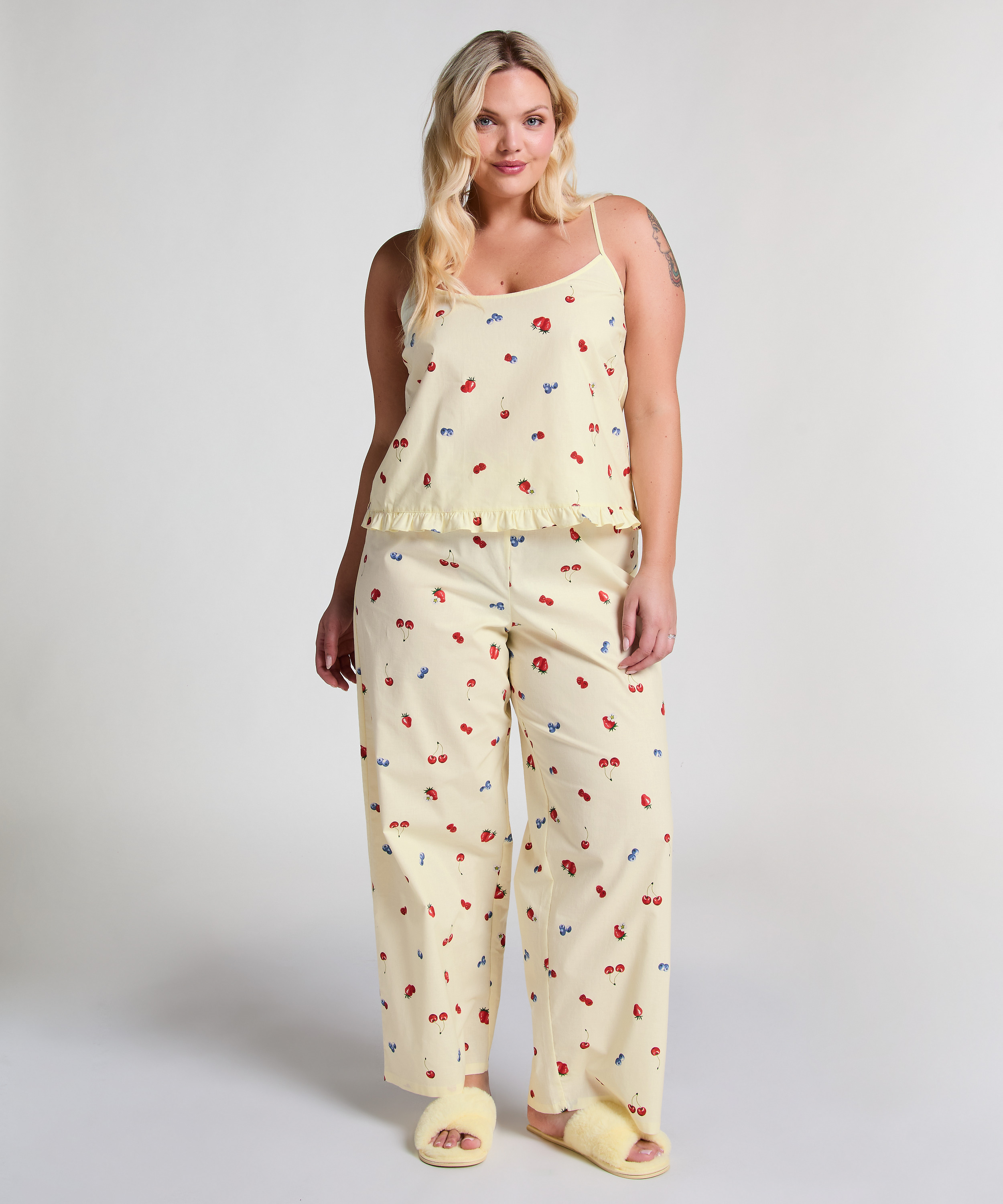 Woven Cami, Yellow, main