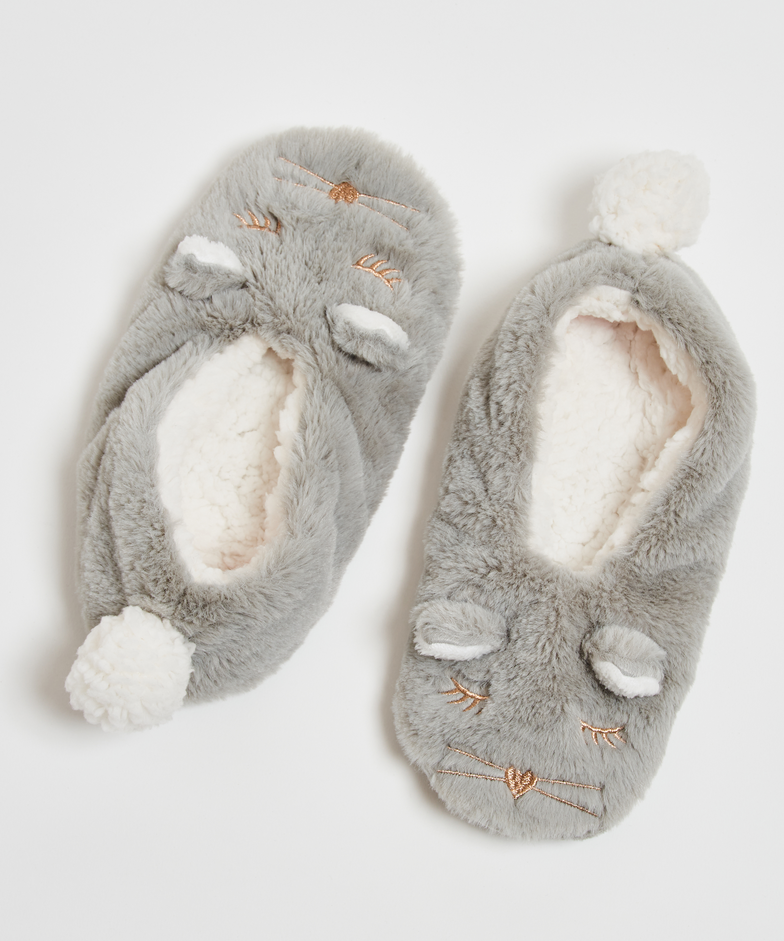 Slippers, Gray, main