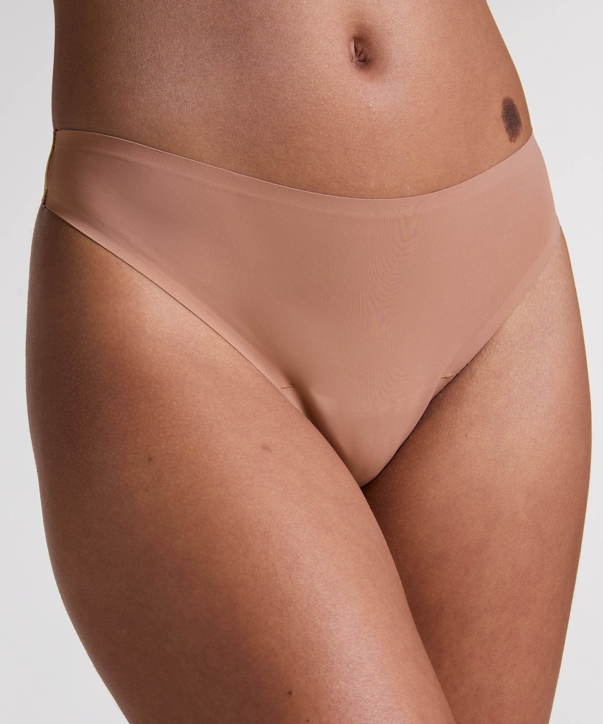 Invisible thong basic, Brown, main