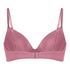 Plunge Padded Underwired Bra, Pink