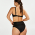 Sunset Dream High Bikini Bottoms, Black