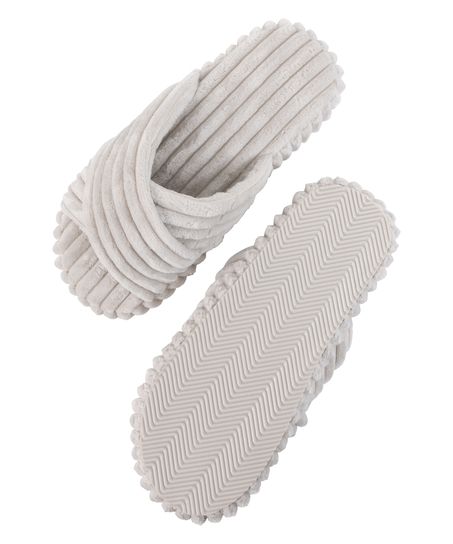 Flip-Flops Soft Rib, Brown