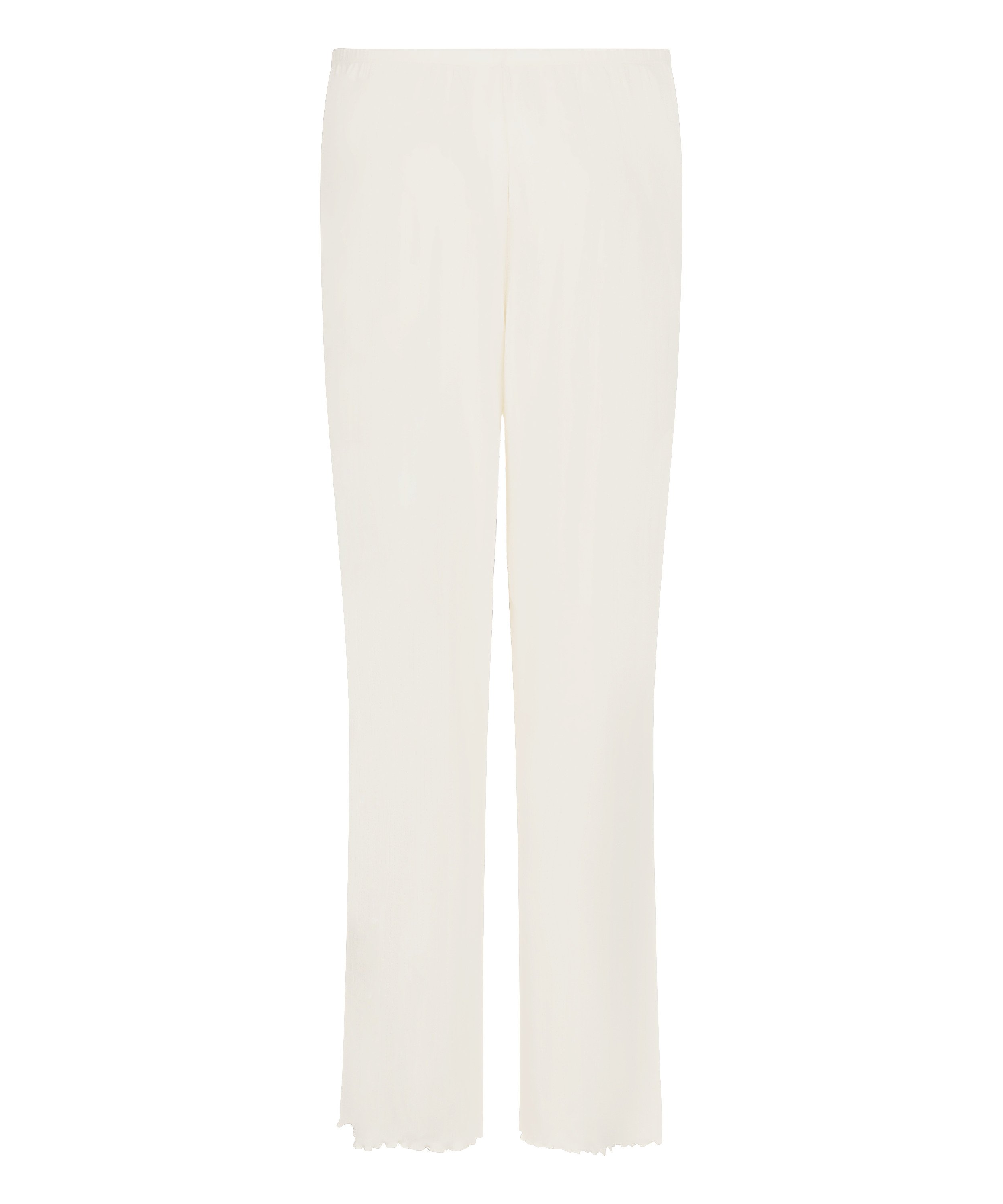Pyjama Pant Loose Pointelle, White, main