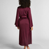 Satin Pinstripe Kimono, Purple