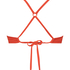 Aruana Rib Bikini Top, Orange