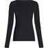 super soft Boatneck shirt with Cashmere, Black