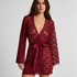 Kimono Allover Lace, Red