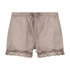 Velvet Lace Shorts, Brown