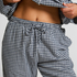 Flannel Pyjama Pants, Blue
