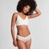 Valencia Brazilian Shorts, White