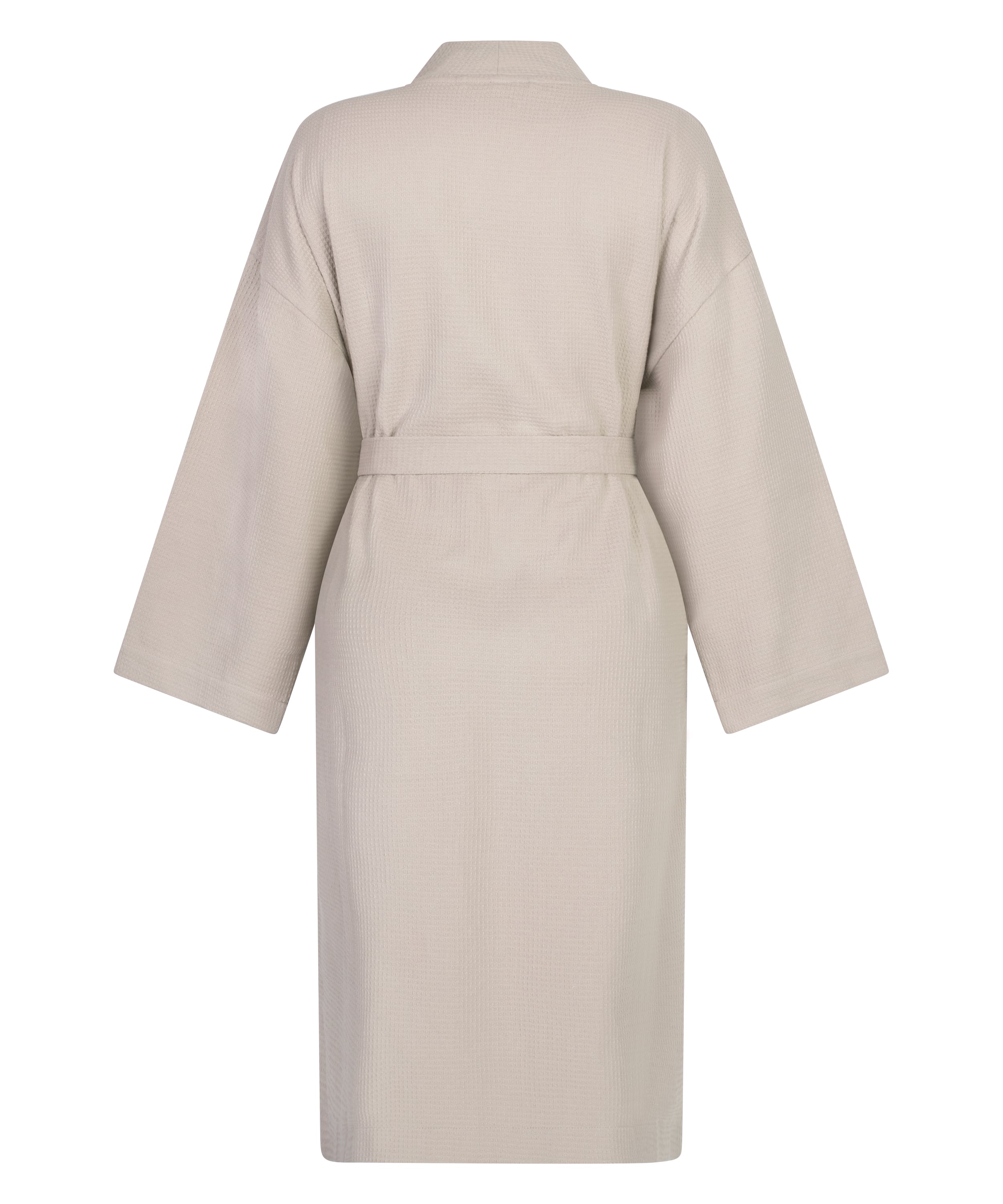 Waffle Bathrobe, Beige, main
