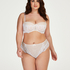 Leyla padded underwired bra, White