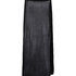 Crochet Midi Skirt, Black