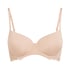 Angie Padded Underwired Bra, Beige