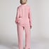 Satin Long-Sleeved Jacket, Pink