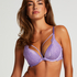 Isabella Padded Push-Up Underwired Bra, Purple