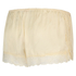 Satin pyjama shorts, Beige
