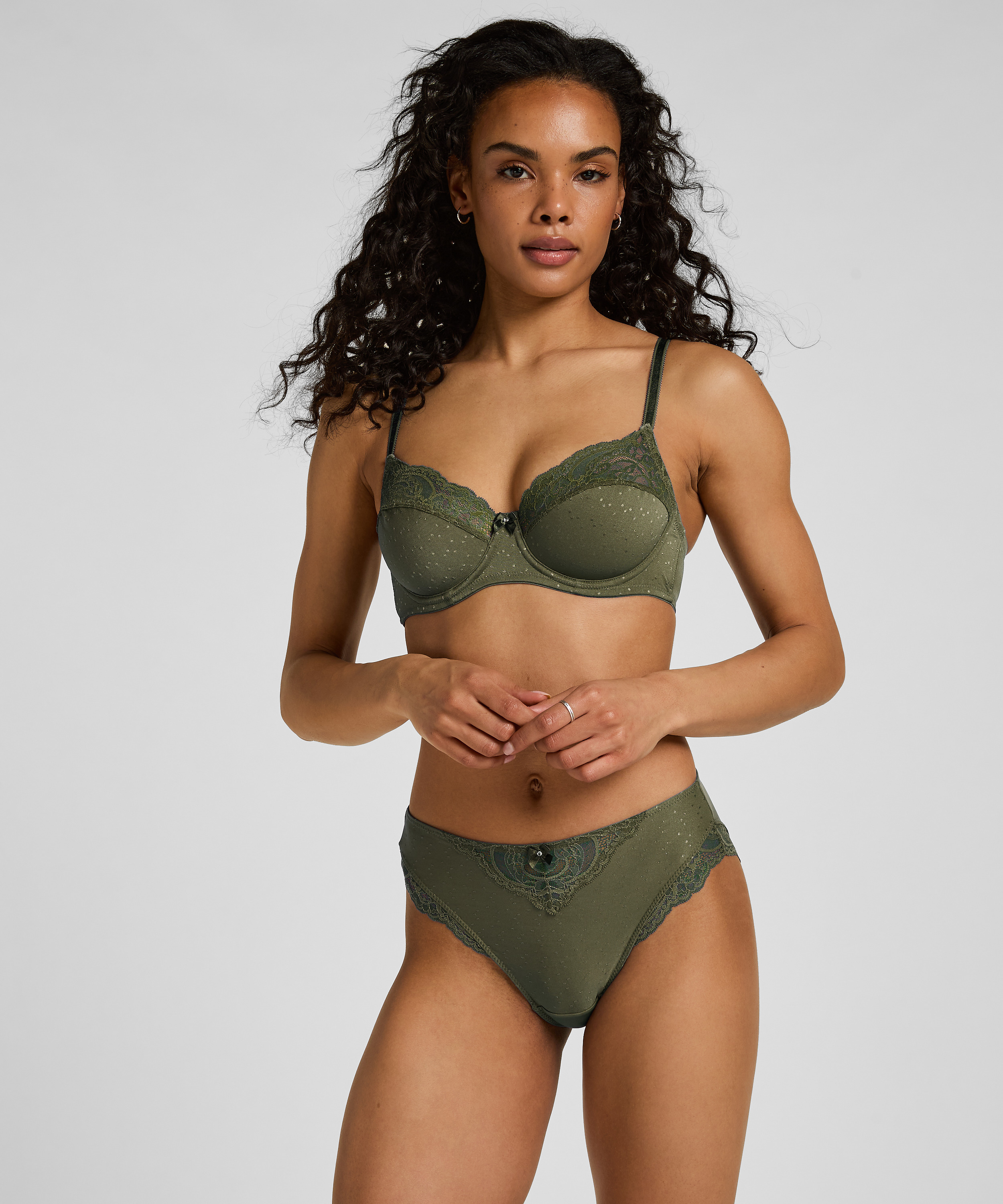 Sophie high knickers, Green, main