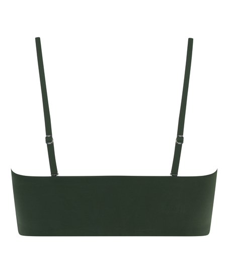 Smooth Bandeau Bralette, Green