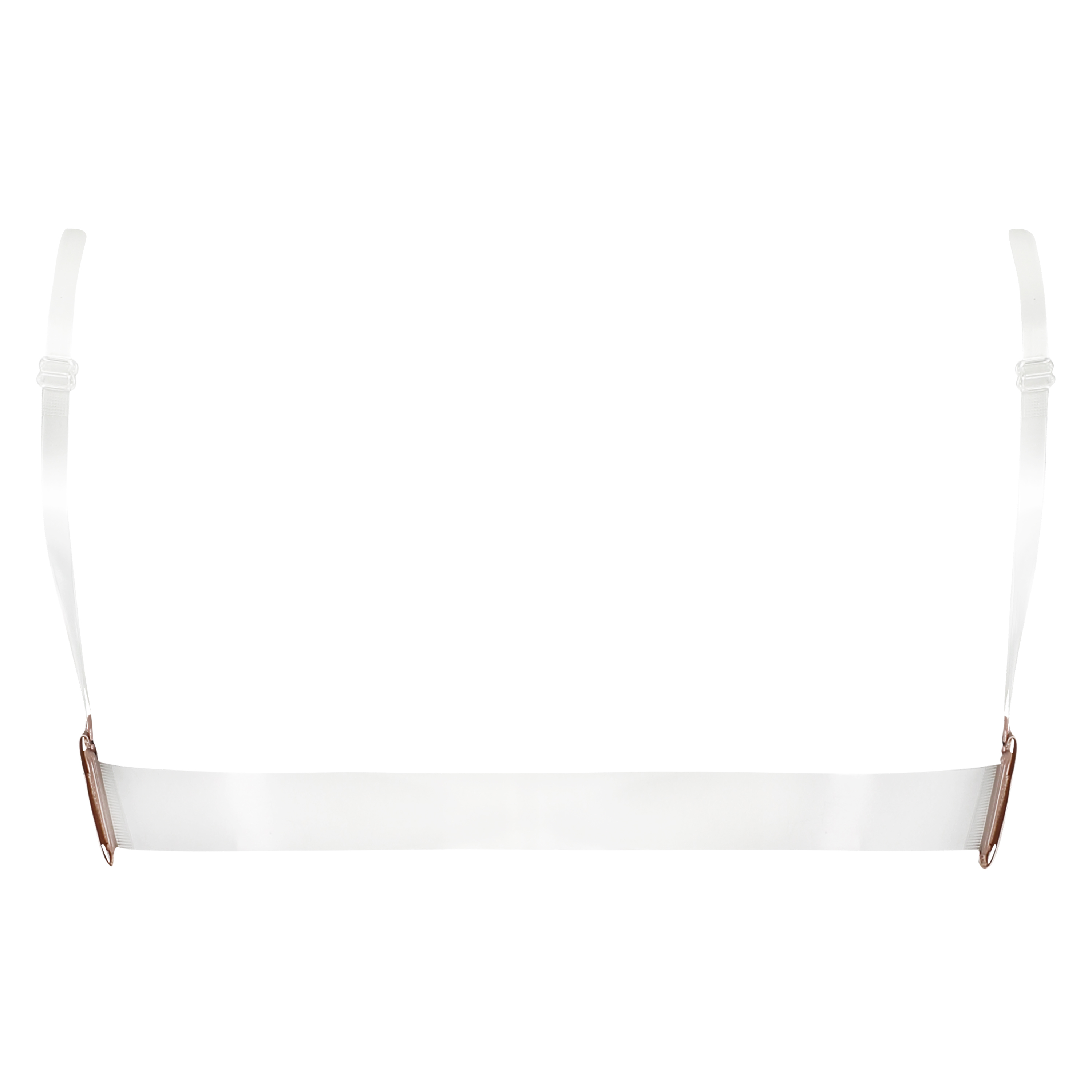 Transparent Back Padded Strapless Underwired Push-Up Bra, Beige, main