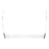 Transparent Back Padded Strapless Underwired Push-Up Bra, Beige
