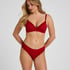 Lola Padded Non-Wired Bra, Red