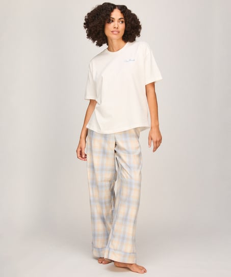 Pyjama Set Check, Blue