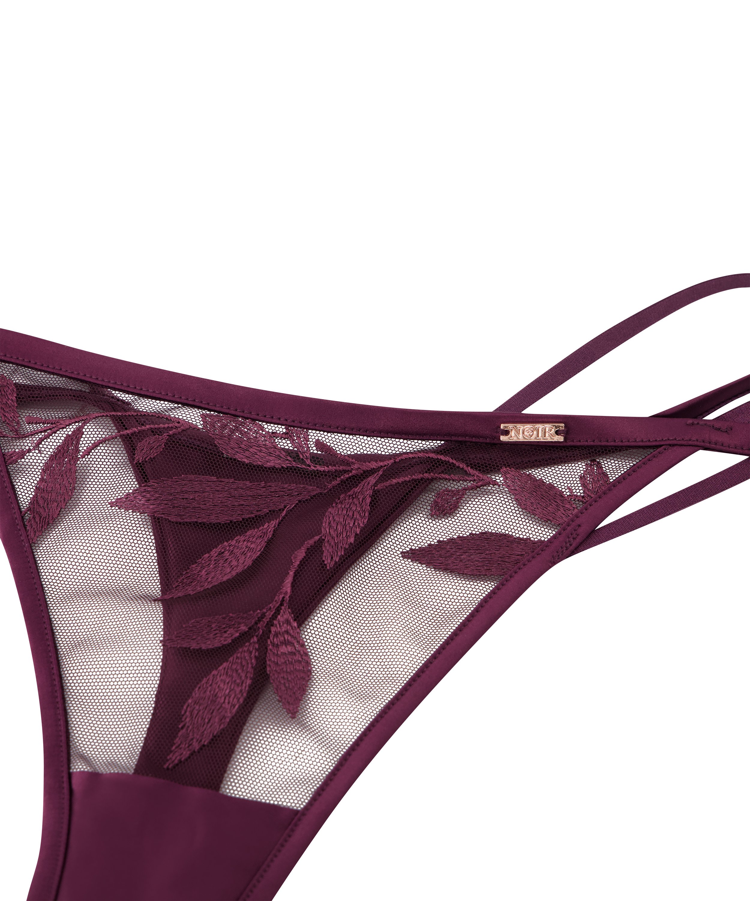 Domenica High Leg Thong, Purple, main