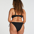 Scallop Bikini Bottoms, Black