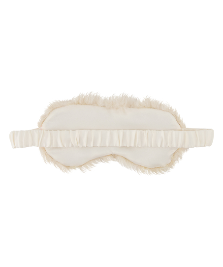 Fake Fur Sleepingmask, White