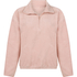 Top Half Zip Sporty Fleece, Pink