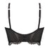 Jamie Non-Padded Underwired Longline Bra, Black