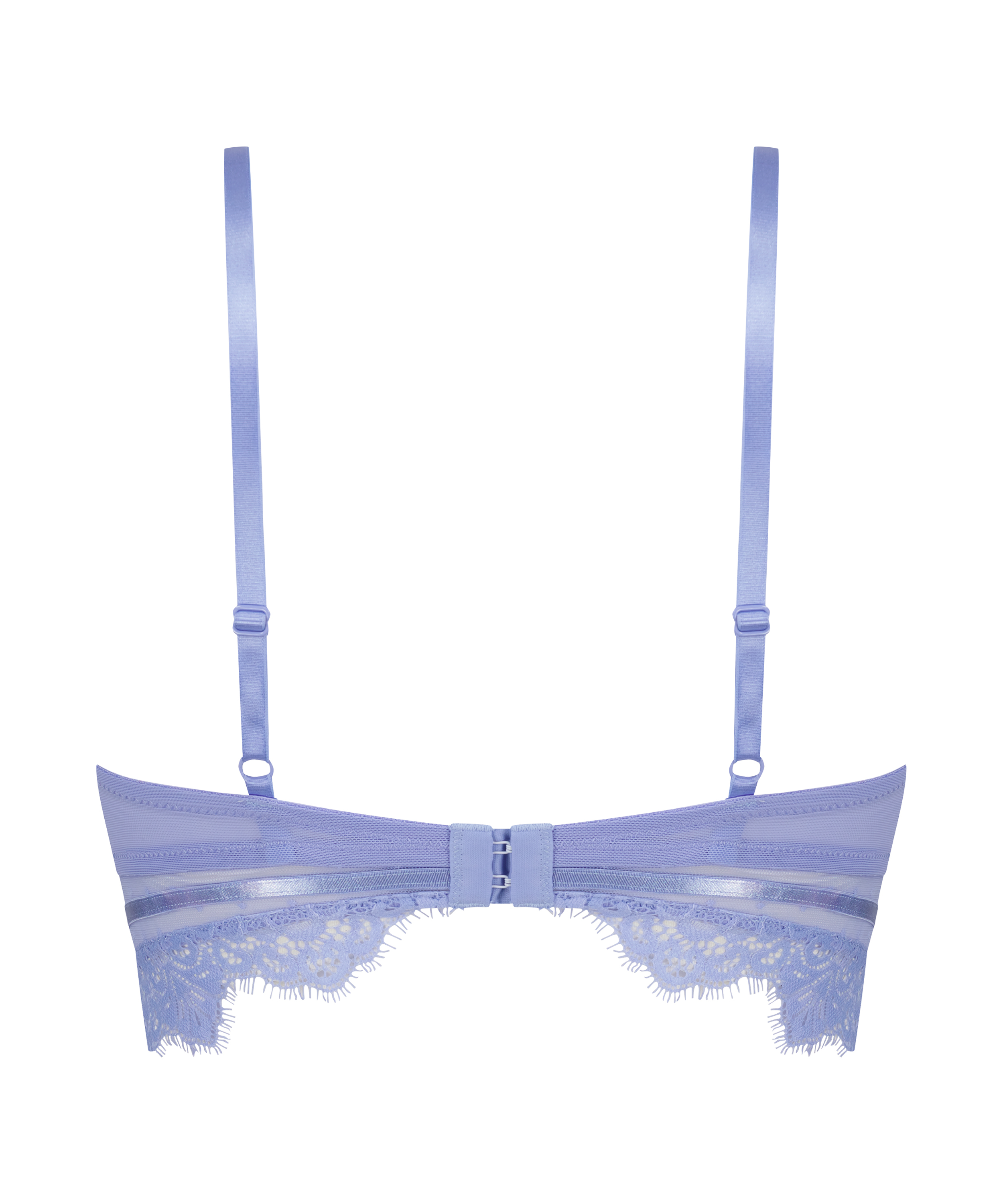 Marilee Padded Underwired Longline Bra, Purple, main