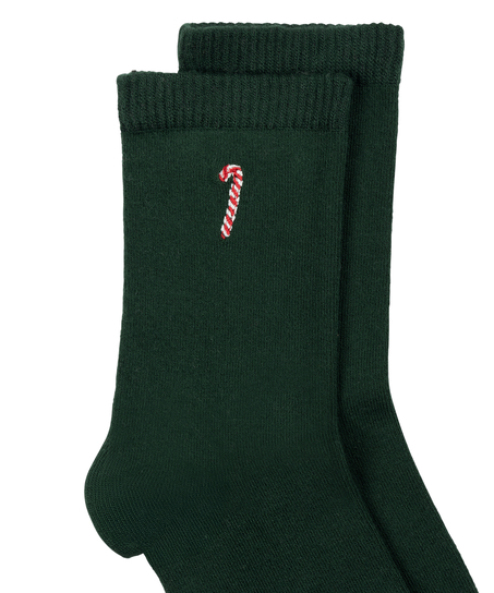 Modal Crew Socks, Green