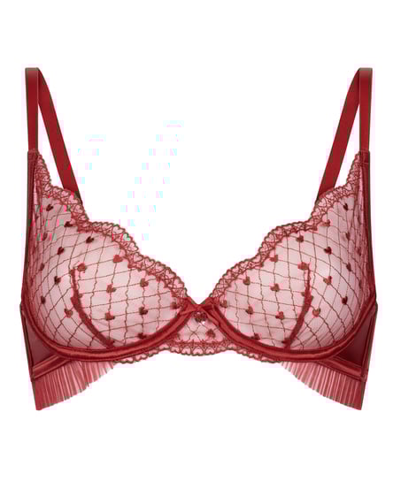 Cordelie Non-Padded Underwired Bra, Red