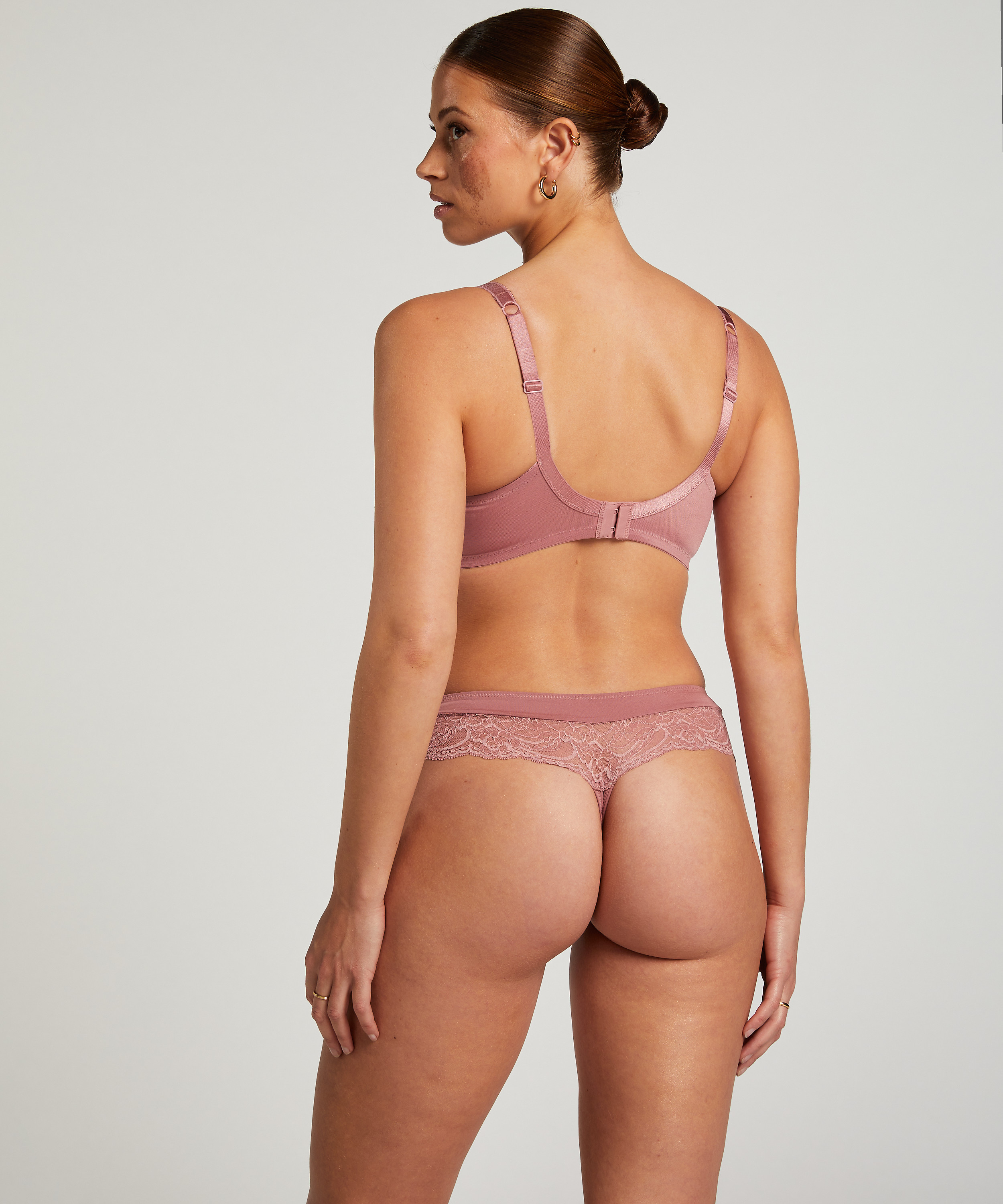 Sophie Non-Padded Underwired Bra, Pink, main