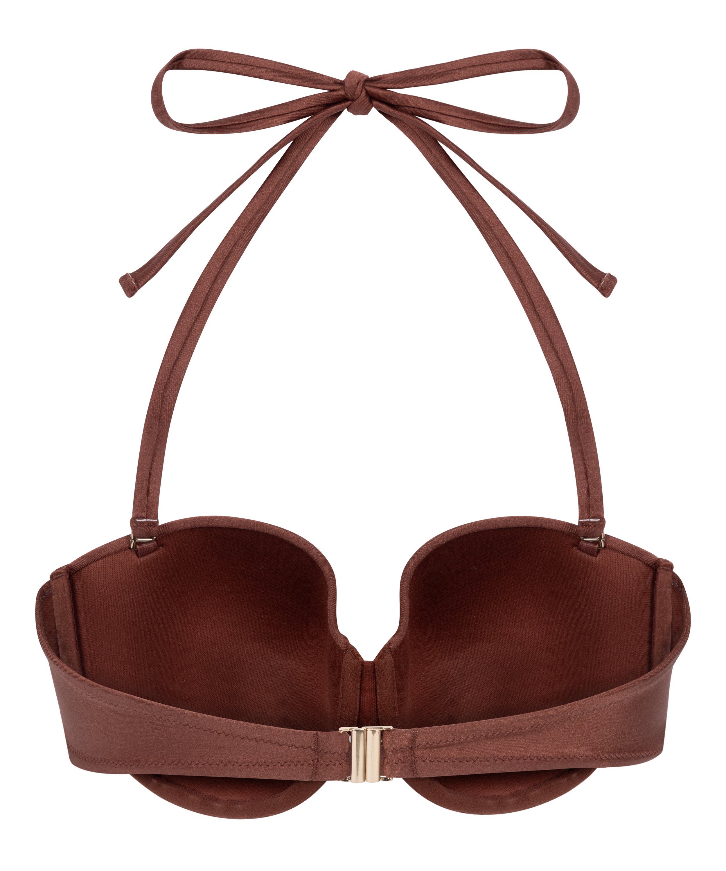 Dune Bandeau Bikini Top, Red, main